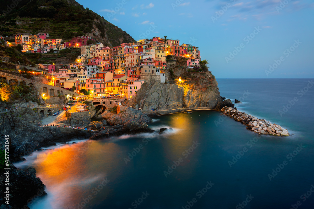 Small town in the coast of Italy. Cinque Terre