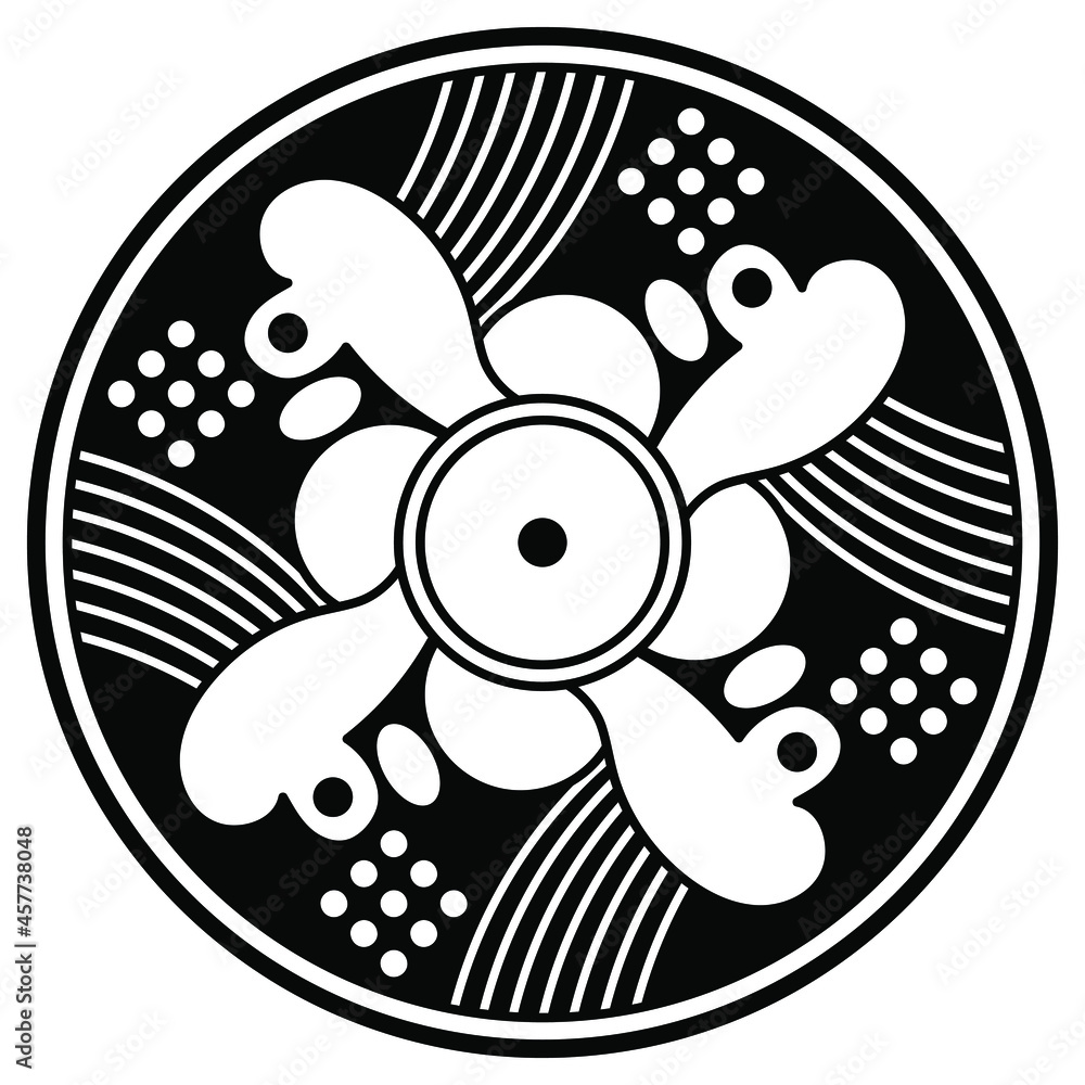 Mandala pattern black and white
Mandala pattern black and white