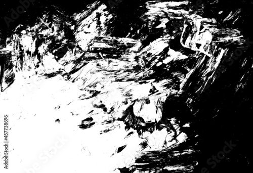 Black white stroke contrast background