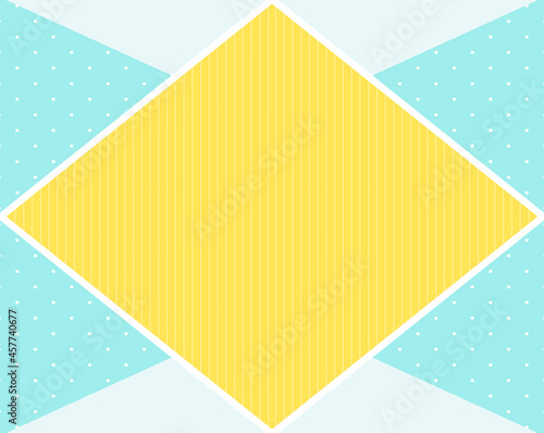 Light frame for text in the form of arhombus. Vector Illustration. EPS10