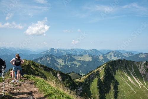 Blick von der Rotwand in die Alpenwelt