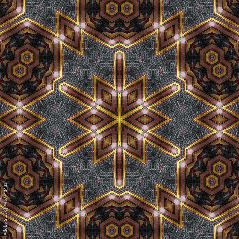 Mystical pattern design for the background. 3d illustration art for website, user interface theme, cover photo, interior decoration idea, wallpaper for wall mural, embroidery and batik concept Mystical pattern design for the background. 3d illustration art for website, user interface theme, cover photo, interior decoration idea, wallpaper for wall mural, embroidery and batik concept