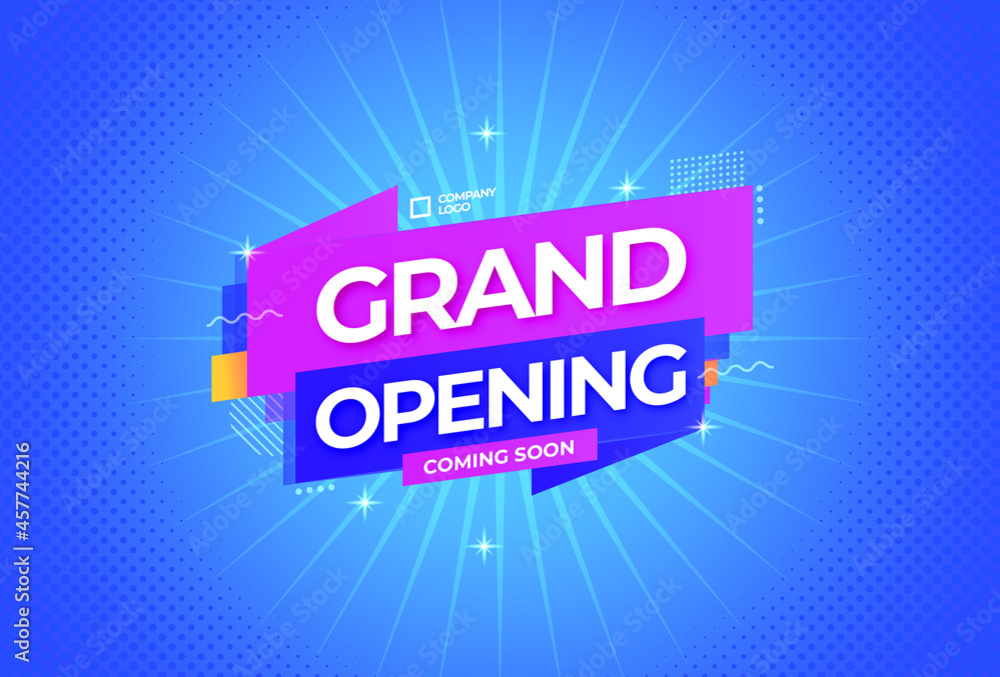 grand opening soon promo background grand opening soon promo background