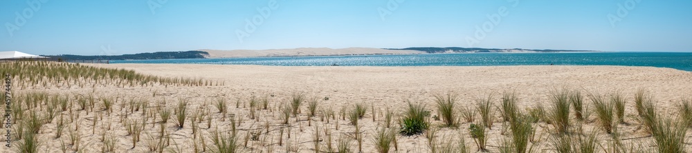 Dune du pilat proche sur le bassin d'Arcachon
