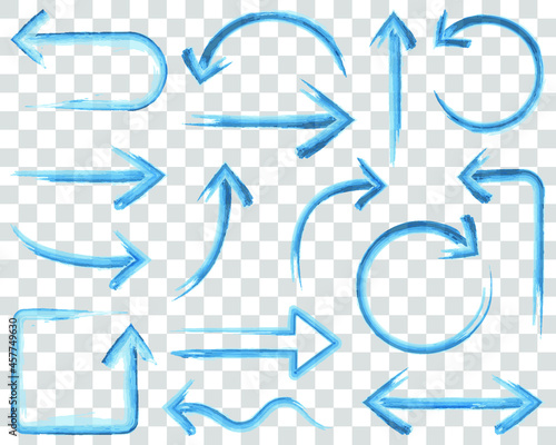 Wallpaper Mural Arrows Watercolor Vector Set Torontodigital.ca