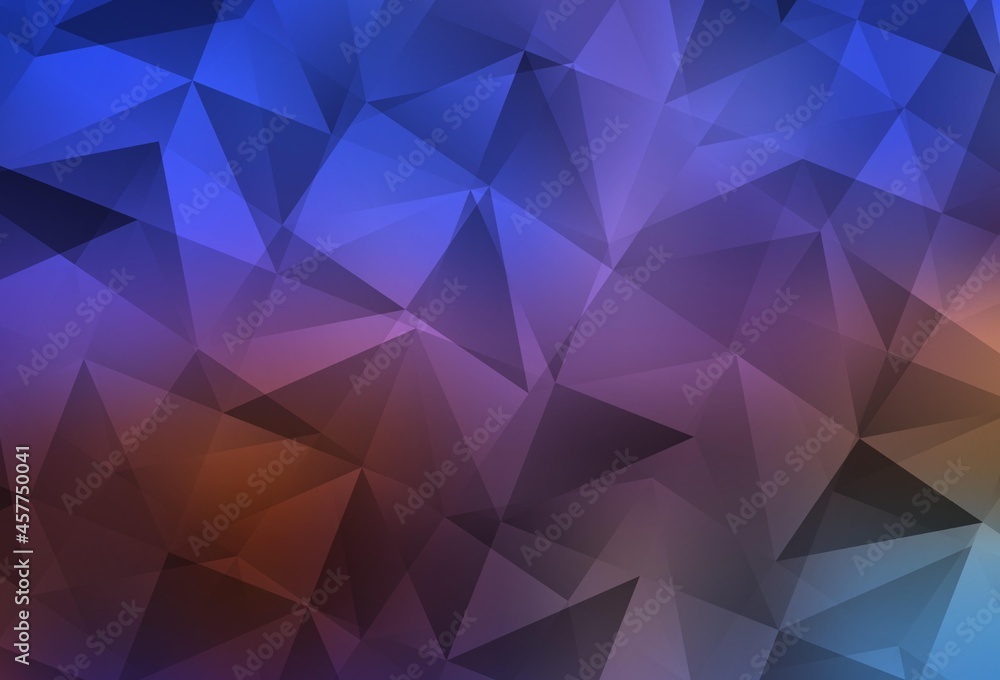 Light Blue, Yellow vector triangle mosaic background. Light Blue, Yellow vector triangle mosaic background.