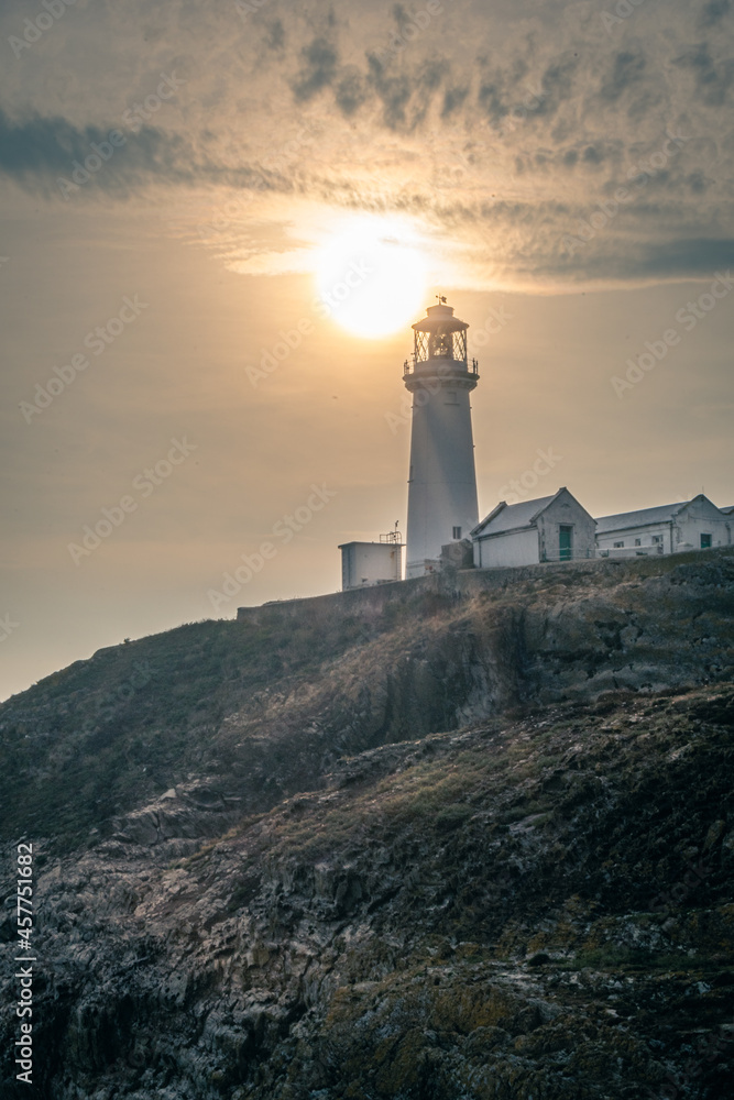 South Stack Lighthouse on the isle on Anglesey, Wales
