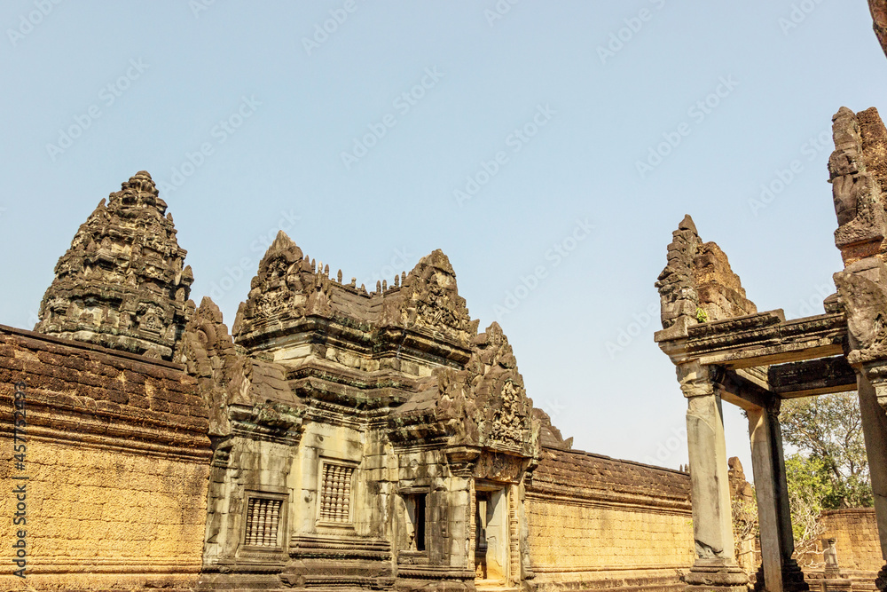 old ruins of Banteay Samre temple in Angkor city, Cambodia 