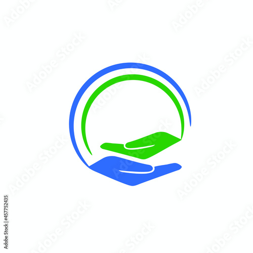 hand human receiving icon

