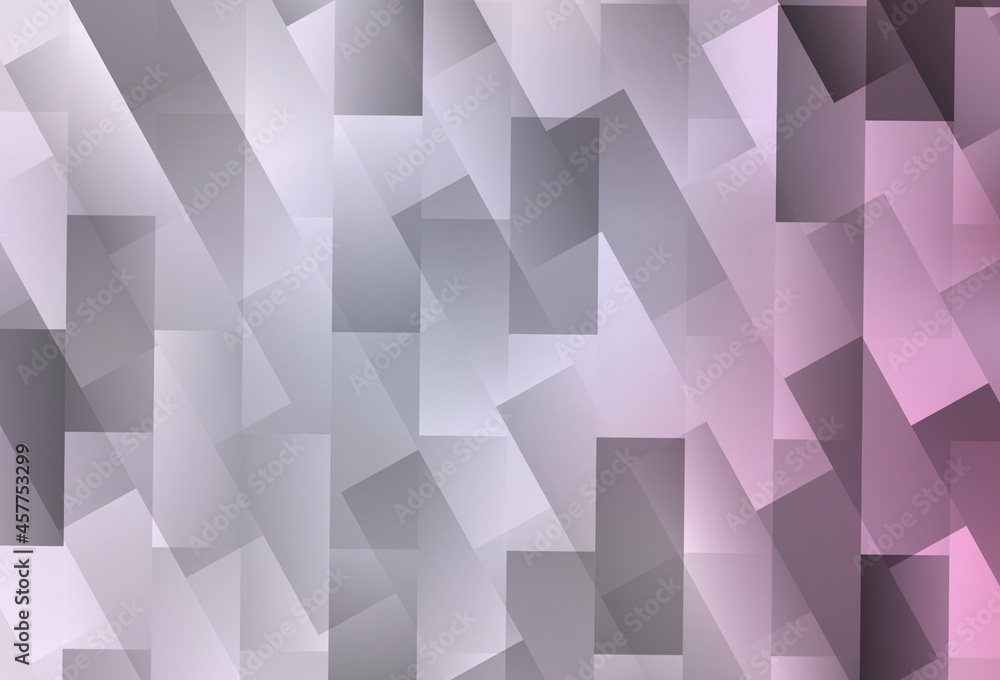 Obraz premium Light Pink vector pattern in square style.