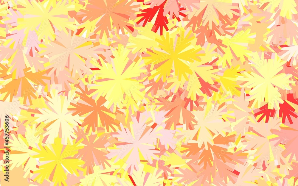Light Orange vector elegant wallpaper with trees, branches. Light Orange vector elegant wallpaper with trees, branches.
