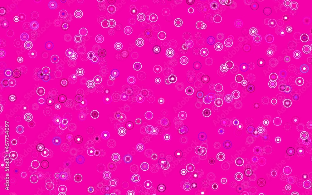 Light Pink vector background with bubbles. Light Pink vector background with bubbles.