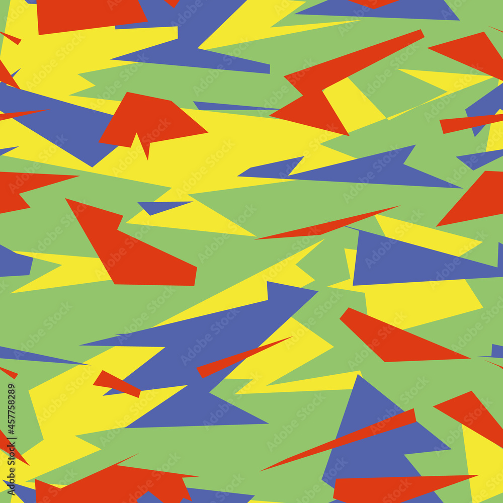 vector camouflage pattern for army. Creative triangular camouflage military pattern