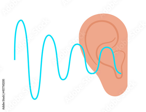Human hearing icon