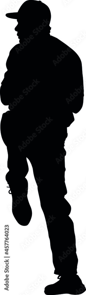 Baseball player, pitcher while throwing ball. Pitcher throwing a ball. Detailed realistic silhouette