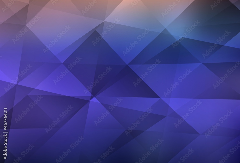 Light Purple vector abstract polygonal pattern. Light Purple vector abstract polygonal pattern.