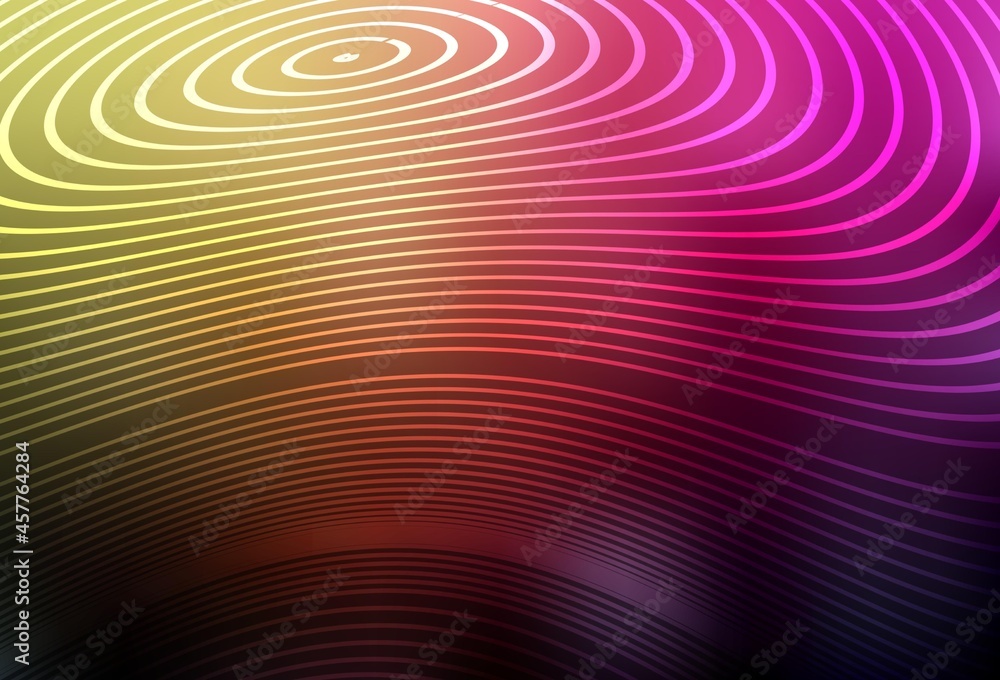 Dark Pink, Yellow vector background with wry lines. Dark Pink, Yellow vector background with wry lines.