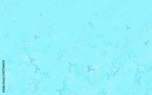 Light BLUE vector texture with artificial intelligence concept.