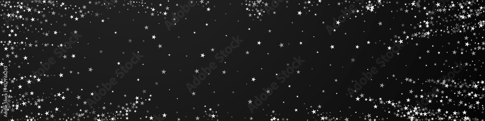 Amazing falling stars Christmas background. Subtle