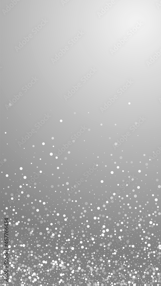 Obraz premium Random white dots Christmas background. Subtle fly