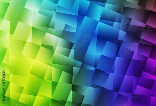 Light Multicolor vector pattern in square style.