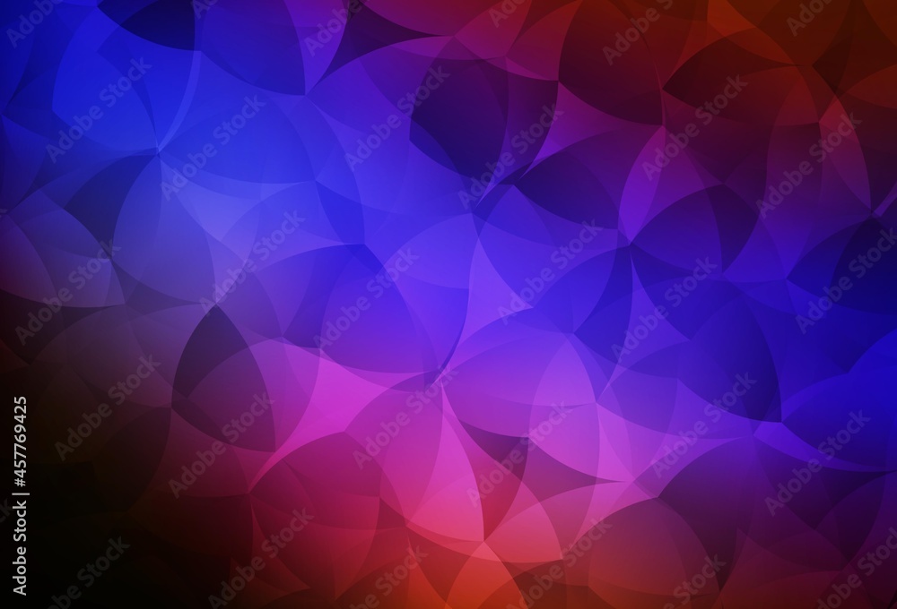 Dark Blue, Red vector low poly layout. Dark Blue, Red vector low poly layout.
