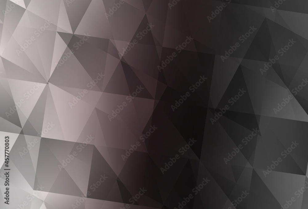 Light Gray vector shining triangular background. Light Gray vector shining triangular background.