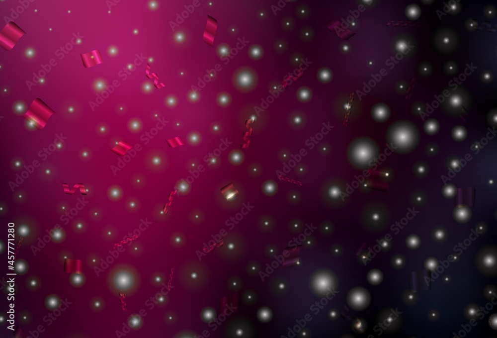 Dark Pink vector layout in New Year style. Dark Pink vector layout in New Year style.