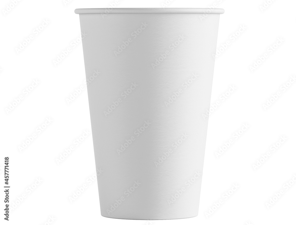 paper cup isolated on white background for making mockup paper cup isolated on white background for making mockup