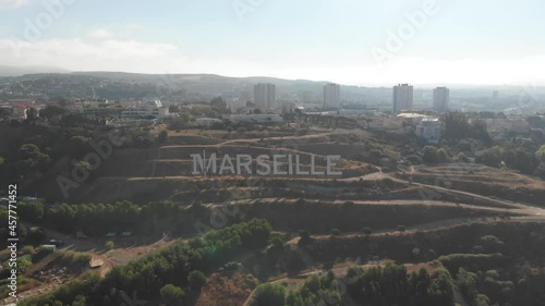 name of the city of Marseille in the mountain with drone