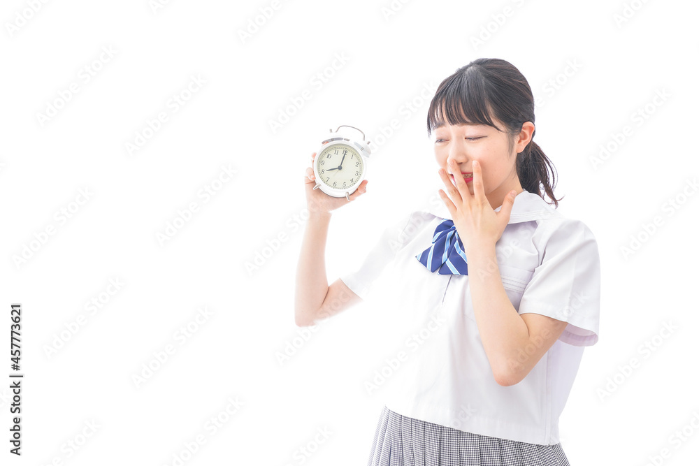 通話をするスーツを着たビジネスウーマン