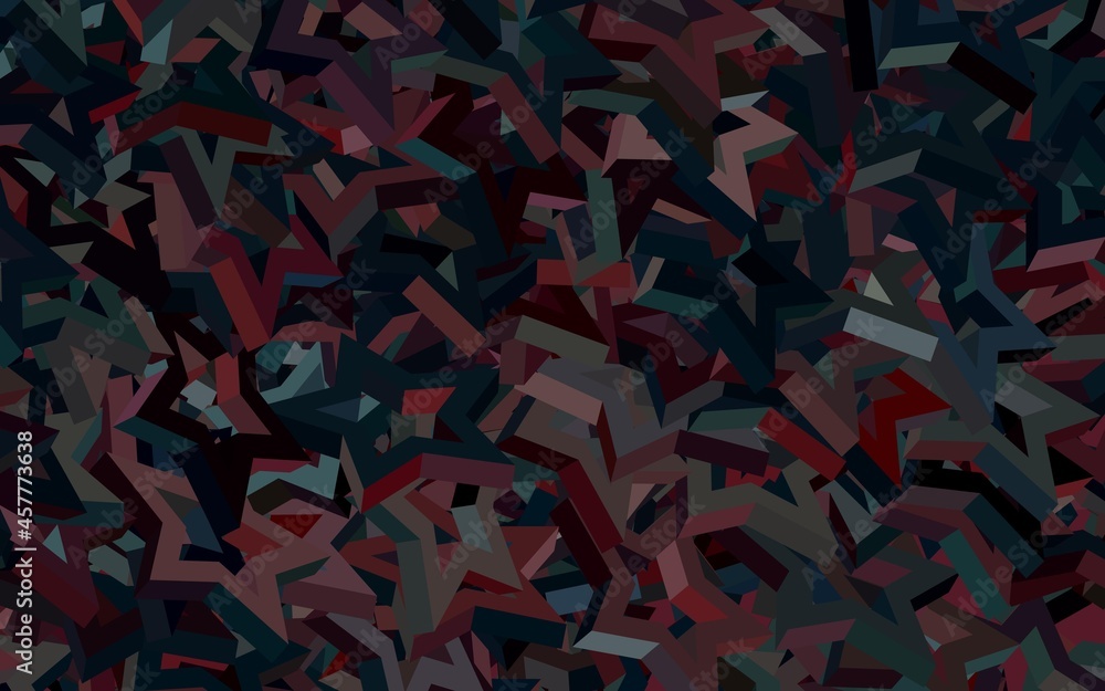 Dark Blue, Red vector layout with bright stars. Dark Blue, Red vector layout with bright stars.