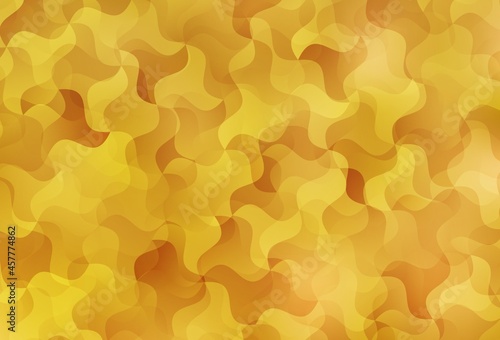 Light Orange vector polygonal background.