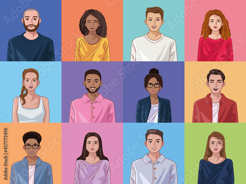 twelve diversity persons