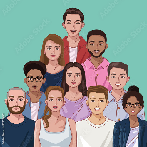 ten diversity persons © Jemastock