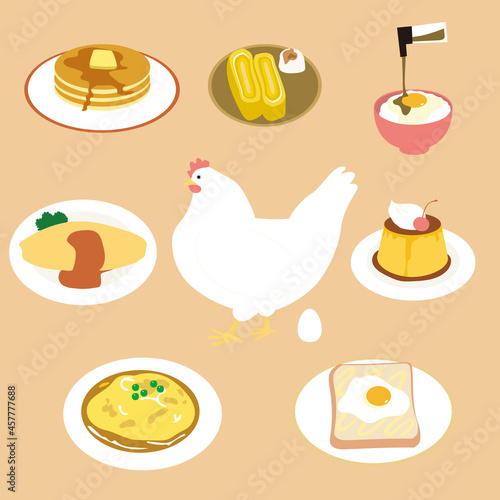 卵　料理　食品　Egg-dishes