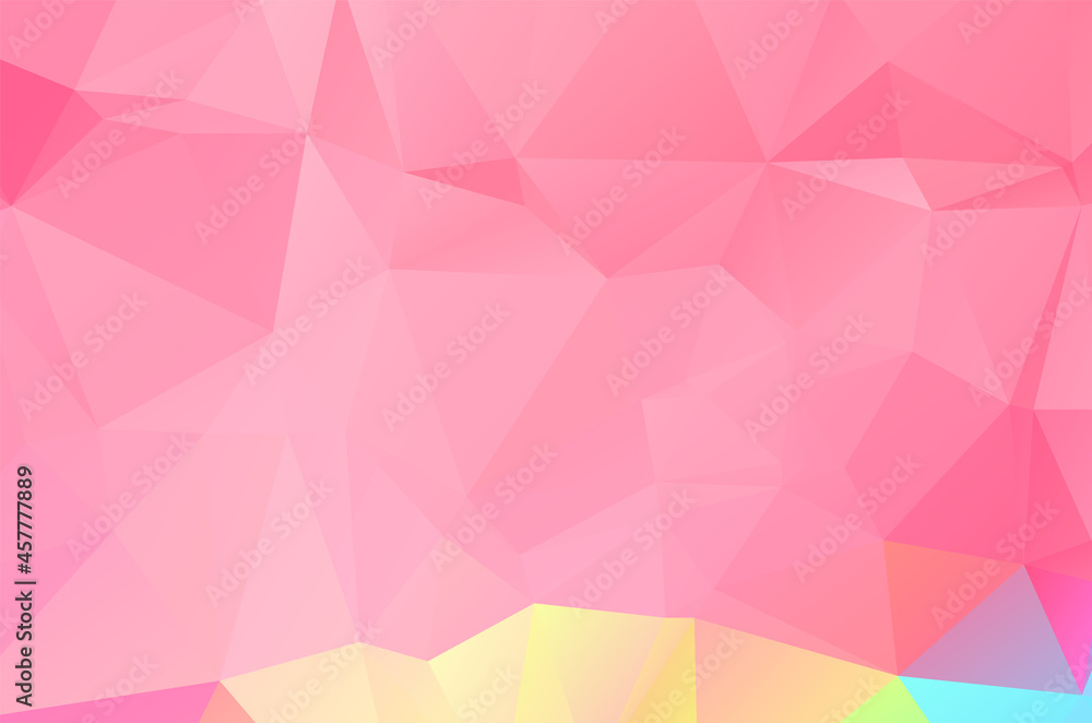 Obraz premium pink geometric pattern triangles polygonal design for web and background, application