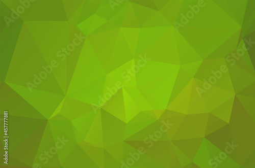 Abstract triangulation geometric green background