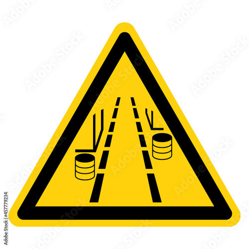 Aisle Must Be Kept Clear Symbol Sign ,Vector Illustration, Isolate On White Background Label. EPS10