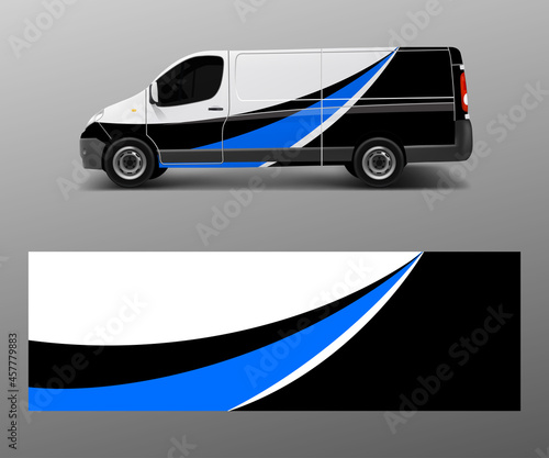 Car decal van designs . Wrap designs template vector.