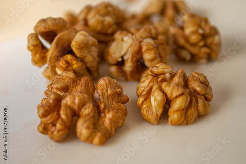walnut dry fruit isolated on white background