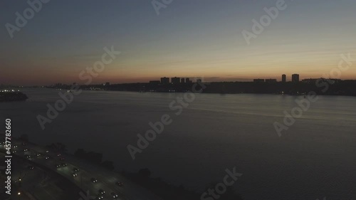 Wallpaper Mural Sunset with cars in foreground Torontodigital.ca