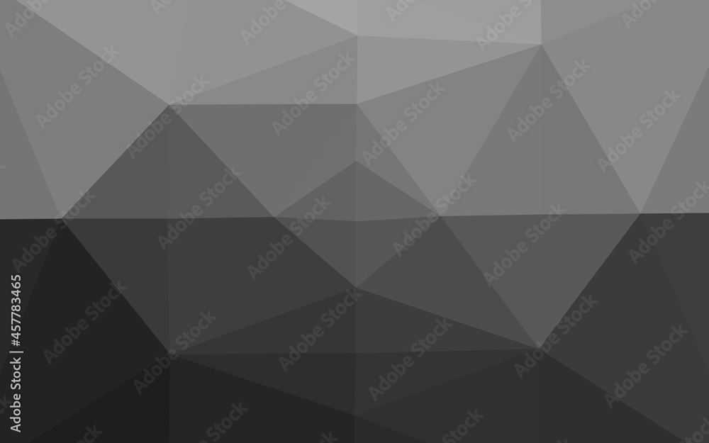 Dark Silver, Gray vector polygon abstract background. Dark Silver, Gray vector polygon abstract background.