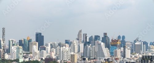 Photography Cityscape and high-rise buildings in metropolis city center