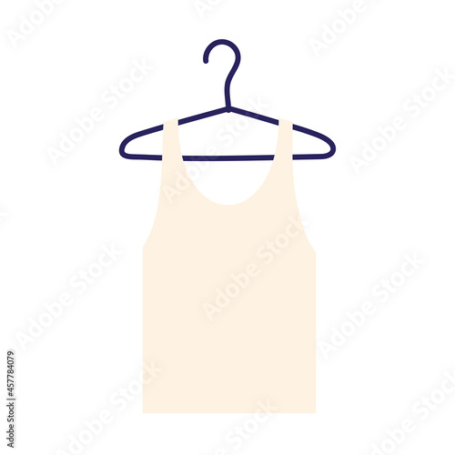 shirt in hanger