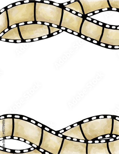 Movie film simple frame background