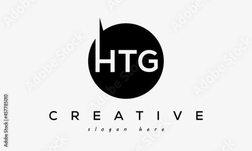 HTG creative circle letters logo design victor photo