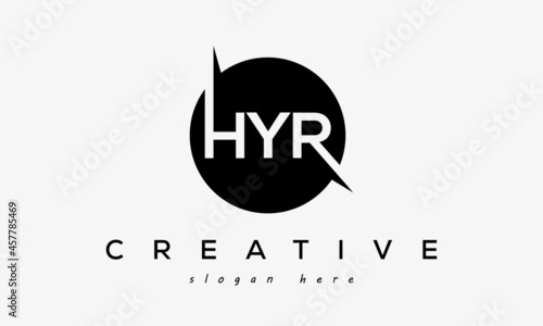 HYR creative circle letters logo design victor photo