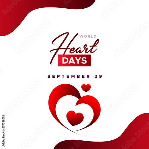 World Heart Day Design Illustration