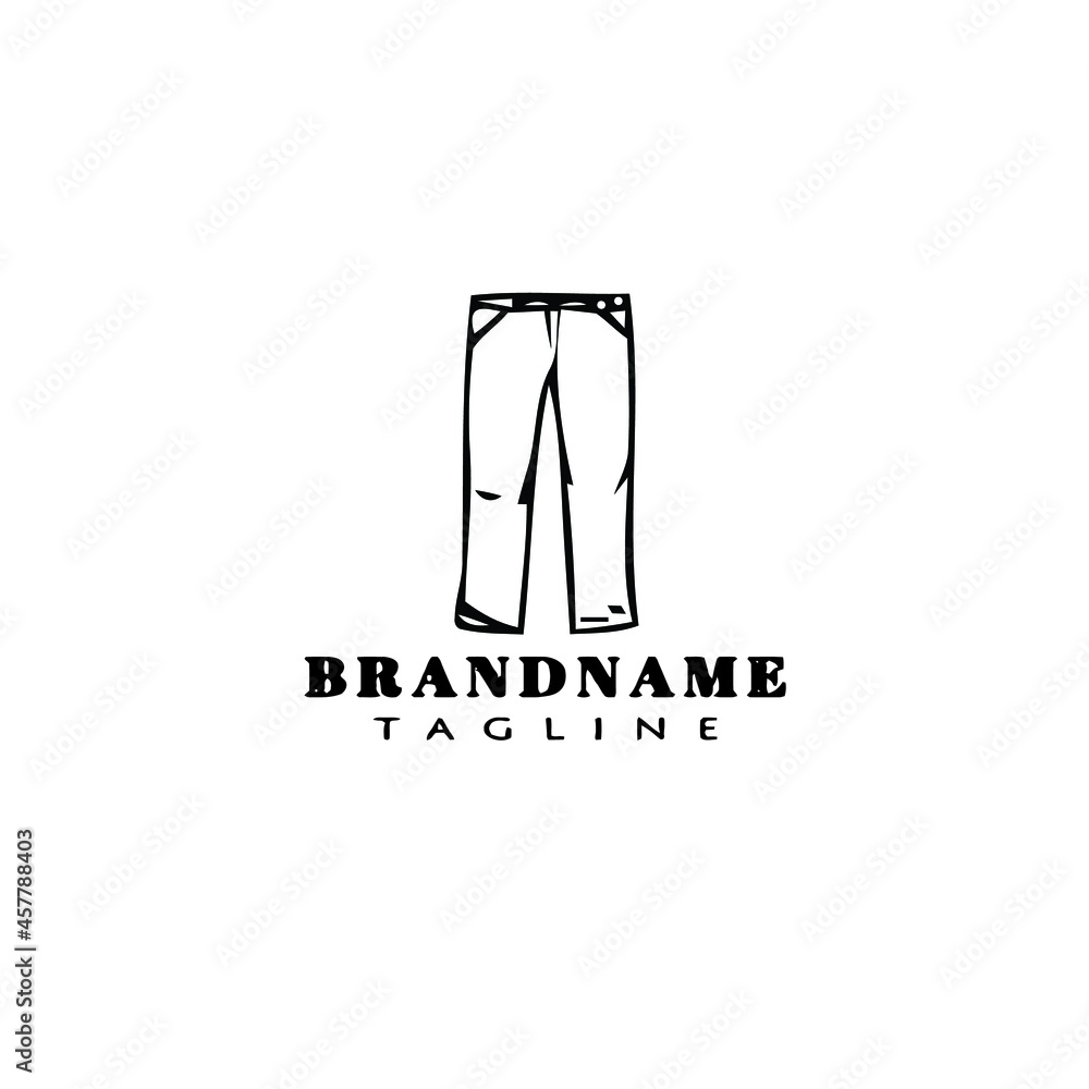blue jeans logo cartoon icon design template black isolated vector illustration blue jeans logo cartoon icon design template black isolated vector illustration